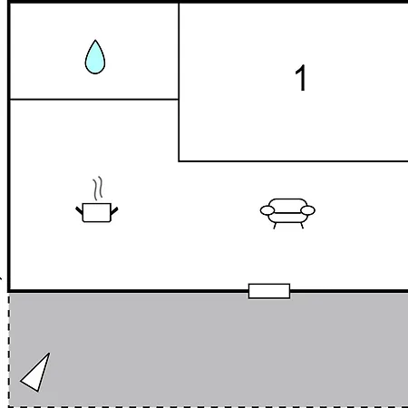 1 Bedroom Pet Friendly In * Orosei